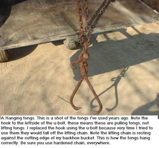 A Hanging tongs
