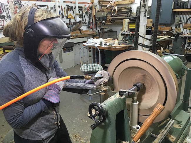 Bowl coring walnut
