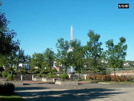 Town of Chicoutimi river front
