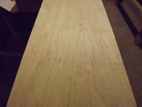 hard maple plank
