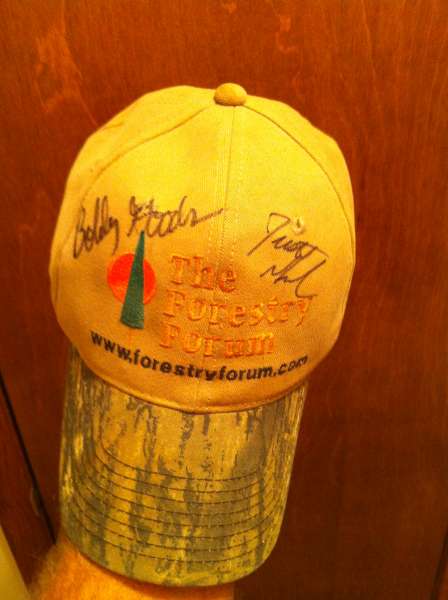 FF hat with Swamploggers signatures
A great reminder of meeting the Goodson's
Keywords: Swamploggers FF hat