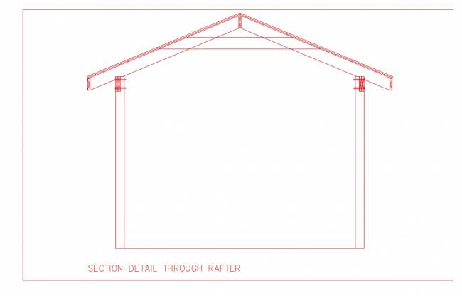 Section Through Rafter
