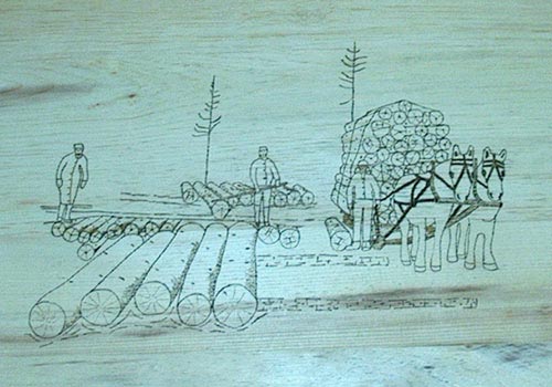 forestry scene, burn pen
