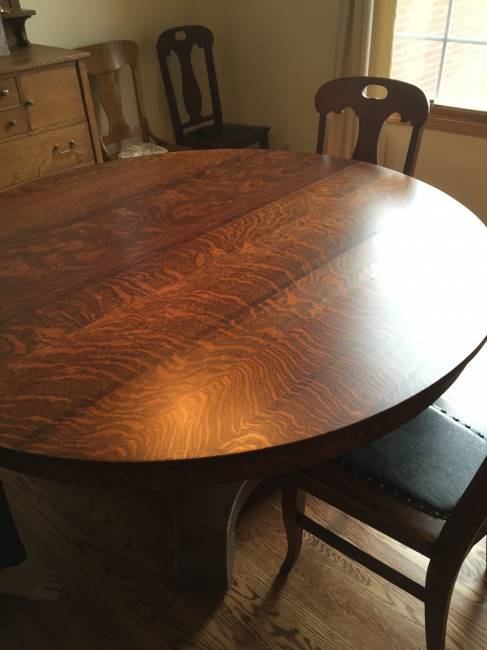 Oak Table and chairs
