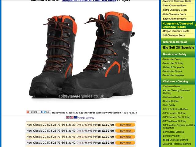 Chainsaw Boots, Recommendations.... in Chainsaws