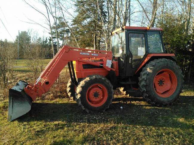 Kubota 8580
latest addition to equipment!

