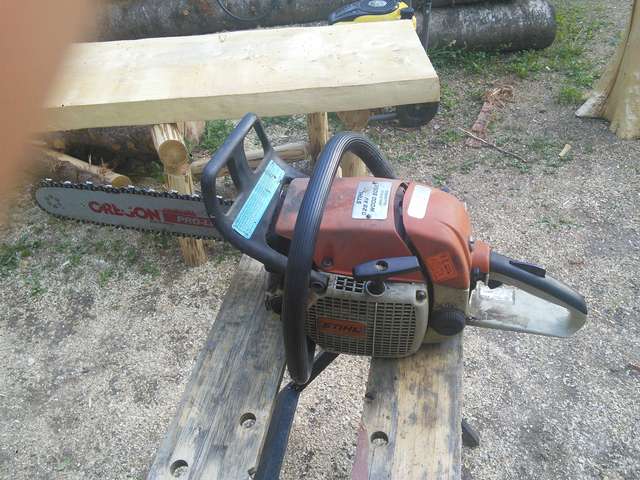 Put in a toilet got a Stihl 028 Super Wood boss in Chainsaws