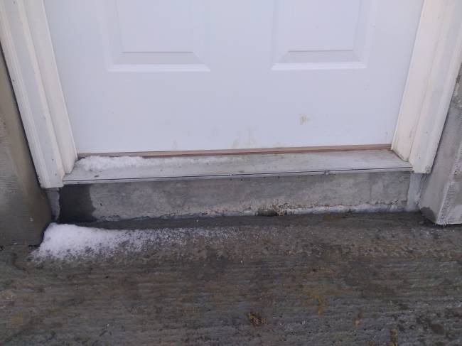 front door slab insulation needed
