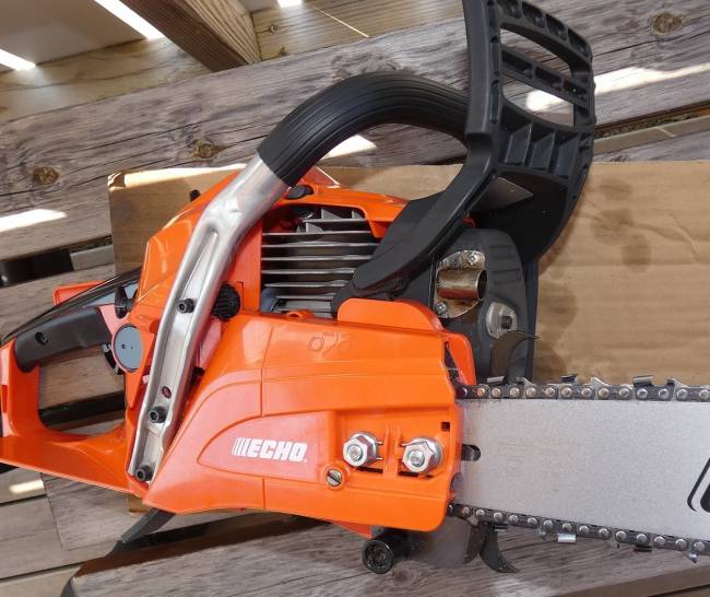 Echo CS501SX carb adjust and muffler mod in Chainsaws